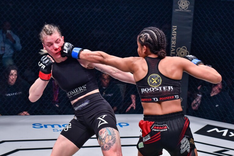 Cavalcanti defeats Croden to win the LFA women’s bantamweight title at ...