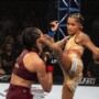 Lany Silva dethrones Rose Conceição via Head Kick to become LFA women’s strawweight world champion at LFA 201